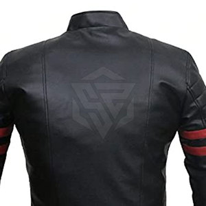 Dernière conception de veste de course en cuir de vache pour homme, col montant, logo personnalisé sur le devant, coupe-vent, respirante, vente en gros, veste de moto - Product Image 6