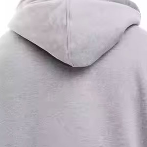 Sudaderas con capucha de gran tamaño personalizadas Sudaderas con capucha de gran tamaño sólido Casual Hip Hop Streetwear Sudadera con capucha de gran tamaño - Product Image 5