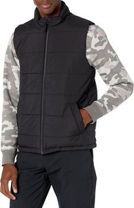 Gilet matelassé léger en duvet pour hommes automne hiver fermeture éclair mi-poids gilet chaud - Product Image 5
