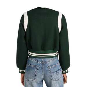 Chaquetas Universitarias para Mujer, Chaquetas Bomber Letterman, Chaquetas Bomber de Béisbol Lisas, Chaquetas Personalizadas con Letras 2025 - Product Image 4