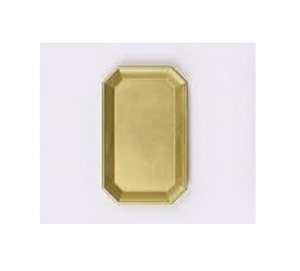 Bandeja de servicio al por mayor de acero inoxidable rectangular de metal para hotel, bandeja de comida rápida para restaurantes, uso de servicio y uso de servicio - Product Image 5