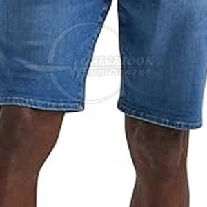 Customizable <b>Men's</b> Casual Cotton Jeans <b>Shorts</b> Factory-Made Comfortable Fashion Style Mid Waist Solid Pattern Custom Logo Design - Product Image 6