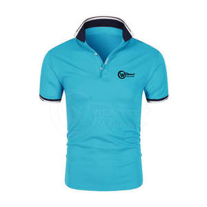 เสื้อโปโลสำหรับผู้ชายเสื้อโปโลผ้าคอตตอนขนาดพลัสไซส์ระบายอากาศได้ดี - Product Image 1