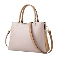 Sac fourre-tout en cuir de créateur FD0000262, design français, pour femme, avec logo personnalisé, couleur contrastante, tendance, vente en gros