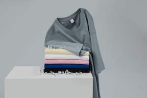 T-shirt unisexe en coton 260 g/m², col rond, grandes tailles, disponible en longueurs longues et courtes, pour impression de logo, pour hommes - Product Image 3