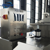 Machine à former des galettes de viande de qualité professionnelle, diamètre maximal de 150 mm, en acier inoxydable, pour la production alimentaire à haut volume