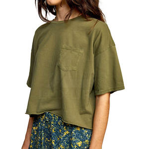 Camiseta Corta para Mujer al Por Mayor, Ecológica, Moda de Verano, Logotipo Personalizado, Secado Rápido, Transpirable, Venta Caliente con MOQ Bajo - Product Image 4