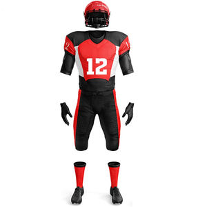 Uniformes de Fútbol Americano Personalizados de Alta Calidad, 100% Poliéster, Secado Rápido, Transpirables, Mangas Cortas, Diseño Sublimado de Verano - Product Image 2