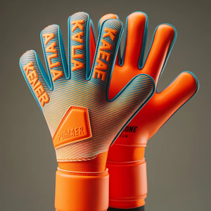 2025 Offre Spéciale gants de gardien de but professionnel protéger Latex tricot Nylon Football Football gants de gardien de but - Product Image 3