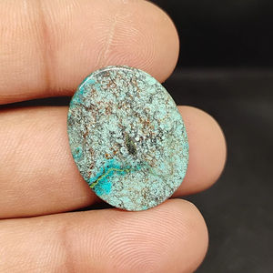 Turquesa Tibetana 100% Natural, Precio al por Mayor, Lote de Cabujes de Turquesa Tibetana Hechos a Mano para la Fabricación de Joyas - Product Image 1