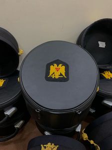 หมวกปักมงกุฎสีดำรูปพระราชพิธีแบบสก๊อต32ND - Product Image 6