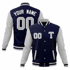 Custom High School Bomber Jacket Unisex Mens Varsity Letterman Jacket College Chaquetas de béisbol - Product Image 1
