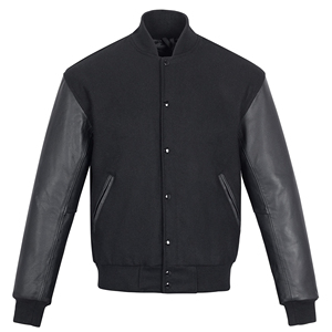 Veste universitaire en cuir et laine rétro pour homme, logo personnalisé brodé, capuche, veste d'hiver, vente chaude, tissu en toile - Product Image 1
