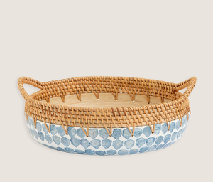 ถาดรองเสิร์ฟไม้ไผ่หวายเป็นมิตรต่อสิ่งแวดล้อมบรรจุภัณฑ์ผลิตด้วยมืองานหัตถกรรมจากเวียดนามขายส่ง - Product Image 1