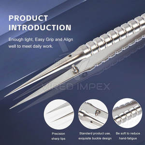 Pince à épiler à micro-pointe en acier inoxydable, pince à épiler à micro-pointe la plus vendue, pince à épiler à micro-pointe nouvelle arrivée - Product Image 3