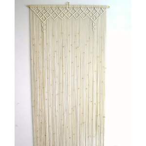 Cortina de Pared de Macramé Estilo Bohemio, Tapiz Decorativo para Pared con Diseño Navideño, Decoración de Pared para Bodas, Hogar u Oficina - Product Image 1