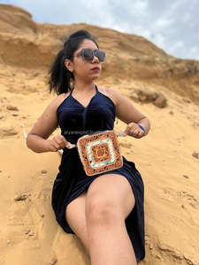 New Western Style Handcrafted Tooled Metallic <b>Hair</b> on Hide Fur Leather Jewelry <b>Box</b> Cute Travel Jewelry Essential Minimal Storage - Product Image 4