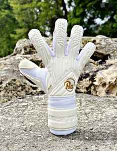 Gants de gardien de but en cuir antidérapants de haute qualité et poignée en latex avec coupe négative confortable avec logo personnalisable - Product Image 6