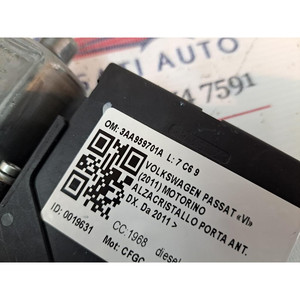 MOTORE ELETTRICO PER FINESTRINO ANTERIORE DESTRO VOLKSWAGEN Passat Sedan 5a Serie 3AA959701A CFGC (10>15) - Product Image 6