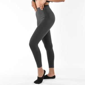 Mallas de Yoga para Fitness de cintura alta de la mejor calidad, pantalones elásticos de entrenamiento con Control de barriga, bolsillos laterales, cintura elástica sólida - Product Image 6