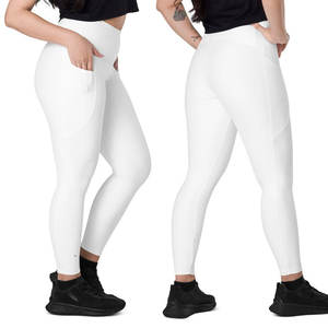 Custom Made Women Fitness Leggings High Waist <b>Tummy</b> <b>Control</b> Stretchable Sports Pants for Yoga and Gym - Product Image 3