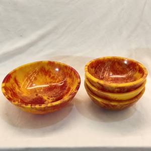 Bol de service à salade en résine fait main personnalisable nouveau Design pour la maison jardin cuisine table jetable pour les occasions de mariage - Product Image 2