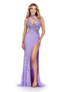 Vestido de fiesta de línea A para mujer, corpiño adornado a mano con cuentas pesadas, vestido largo hasta el suelo sin mangas, vestido de fiesta de noche - Product Image 3