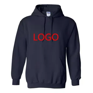 Personnalisable 100% coton 500gsm French Terry Fleece surdimensionné OEM ODM hommes sweats à capuche avec bouffée impression logo grande taille pour l'hiver - Product Image 4