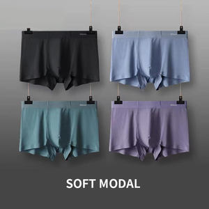 Calzoncillos Bóxer Casuales para Hombre, de Poliéster/Algodón, Personalizados, de Alta Calidad, Transpirables, de Secado Rápido, con Cintura Alta y Cordón Ajustable - Product Image 2