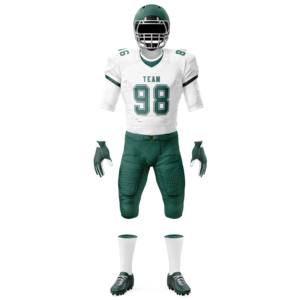 Venta al por mayor de uniformes de fútbol americano personalizados, material transpirable y duradero con logotipos y colores personalizados para equipos deportivos - Product Image 2