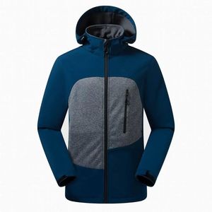 Venta al por mayor de chaqueta Softshell para hombre logotipo personalizado de impresión 2025 mejor diseño de alta calidad de color sólido Stand High Street precio barato - Product Image 4