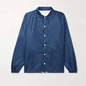 New Premium Quality <b>Top</b> Level Rain Coat Windbreaker Jacket, 100% Nylon High Quality Custom Blank Premium Clothing Coaches Jacket - Product Image 5