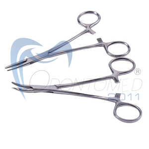 Pinces hémostatiques chirurgicales en acier inoxydable Odontomed2011 ODM-214, droites et courbées, à verrouillage pour l'arrêt des saignements, vente en gros - Product Image 3