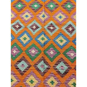 พรมกิลิมไมมาณา อัฟกานิสถาน ขนาด 193 x 150 ซม. พรมและชุดพรมแบบดั้งเดิมของชาวอัฟกัน - Product Image 2