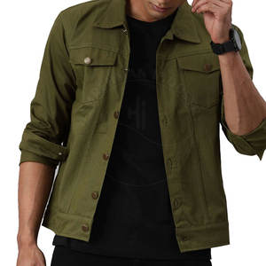 Respirant fabriqué en matériel de haute qualité hommes veste en jean meilleures ventes hommes veste en jean quantité minimale de commande bas hommes veste en jean personnalisée - Product Image 5