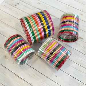 Ensembles de bracelets Churiyan de style vintage pour femmes de qualité supérieure avec broderie de perles unique pour mariage - Product Image 3