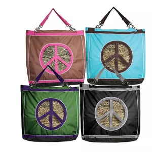 La bolsa de heno de alimentación ecuestre más vendida, logotipo personalizado, hecha de nailon de poliéster para montar para propietarios de caballos - Product Image 5