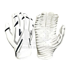 Gants collants unisexes de réception en cuir léger et respirant à écran tactile du football américain vente en gros - Product Image 1