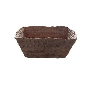 Contenedores de almacenamiento ecológicos multifuncionales clásicos Cestas de jacinto de agua cuadradas modernas Cajas de almacenamiento rectangulares convenientes - Product Image 6