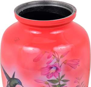 Gorrión con flor mascota antigua cremación caja decorativa cenizas recuerdo mascota urna gato entierro conmemorativo para cenizas humanas - Product Image 5