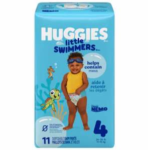 Couches-culottes de bain Huggies Little Swimmers Premium, toutes tailles, douces et confortables, idéales pour la piscine et la plage. - Product Image 1