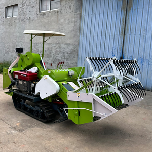 Meilleure vente Claas Mini moissonneuse de soja et de riz 25 Hp sur chenilles Mini moissonneuse de maïs de haute qualité pour la récolte agricole à petite échelle - Product Image 5