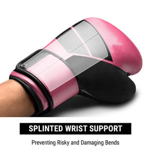 Gants de boxe Muay Thai en cuir de vachette et PU personnalisés, durables et respirants pour un entraînement intense de MMA - Product Image 2