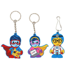 OEM Manufacturer Keychain Made Custom Logo Soft 2D 3D <b>Pvc</b> Keyring Cute Rubber <b>PVC</b> Anime <b>Key</b> <b>Chain</b> - Product Image 2