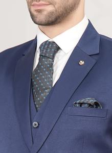 Ensemble Homme 5 Pièces de Haute Qualité Bleu Marine pour Défilés de Mode Tenue de Cérémonie et Client Haut de Gamme Disponible au Prix d'Usine - Product Image 2