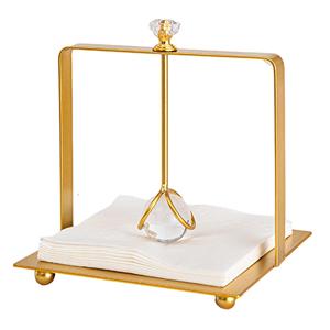 Servilleteros de metal ligeros minimalistas Diseño de marco de alambre duradero para uso diario para pedidos a granel - Product Image 1