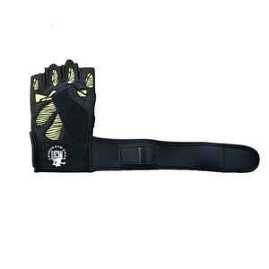 UNIQUE GYM WEAR Wholesale Leather Unisex Gym <b>Gloves</b> with Adjustable Wrist Strap for <b>Weight</b> Lifting Black Sport Workout <b>Gloves</b> - Product Image 2