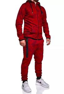 Sudadera con capucha de algodón 100% para hombre, chándal Jogger, logotipo de serigrafía personalizado, sudadera de invierno transpirable, conjuntos de ajuste Regular - Product Image 6