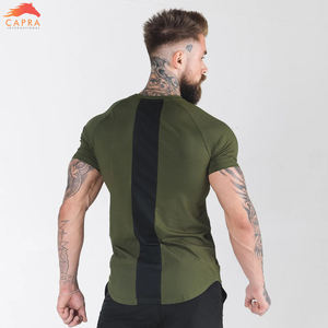 Logo personnalisé pour hommes T-shirt d'été à manches courtes Gym Fitness Wear avec nouveau design 100% polyester respirant - Product Image 2