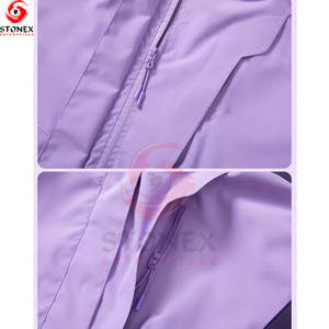 Chaqueta Softshell Ligera para Mujer, Tallas Grandes, Nueva Moda, Alta Calidad, Impermeable, Cortavientos, Transpirable, de Secado Rápido, con Capucha, para Invierno - Product Image 3